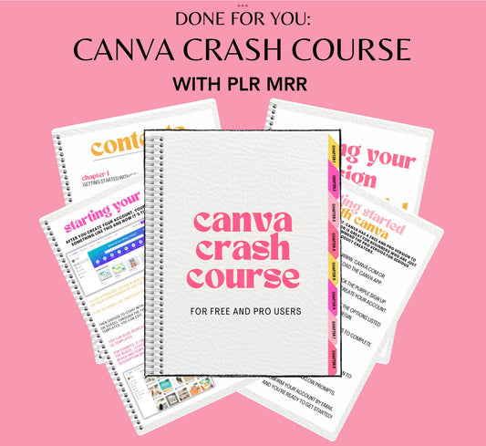 CANVA CRASH COURSE EBOOK